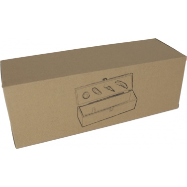 Logotrade promotional items photo of: Wooden wine box SAINT-ETIENNE