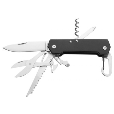 Logo trade promotional products image of: Pocket knife NEMRUT Schwarzwolf