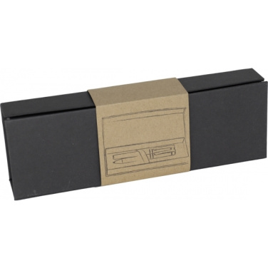 Logo trade promotional gifts image of: Metal writing set KARLOVAC