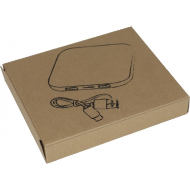 Logo trade advertising products image of: Wireless charger LINCOLN