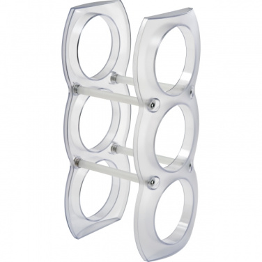 Logotrade promotional gift picture of: Plastic wine rack MONTEGO BAY
