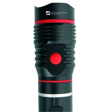 Logo trade promotional items image of: Flashlight BIWA Schwarzwolf