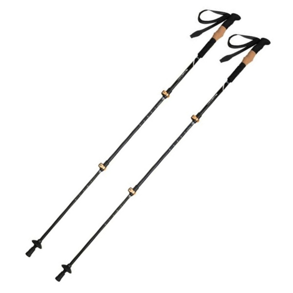 Logo trade advertising products image of: Trekking poles DENALI Schwarzwolf