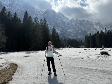 Logo trade advertising products image of: Trekking poles DENALI Schwarzwolf