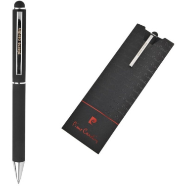 Logotrade promotional products photo of: Metal ballpoint pen, touch pen, soft touch CLAUDIE Pierre Cardin
