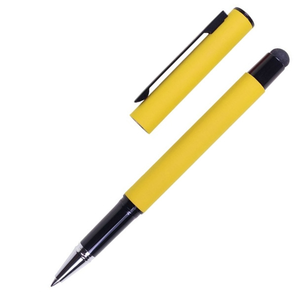 Logotrade promotional products photo of: Roller touch pen, soft touch CELEBRATION Pierre Cardin
