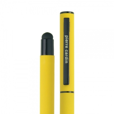 Logo trade promotional products image of: Writing set touch pen, soft touch CELEBRATION Pierre Cardin