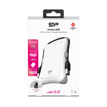 Logo trade promotional items image of: Hard Disc Silicon Power Armor A30 1TB