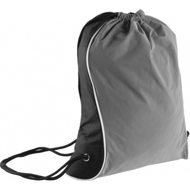 Logo trade promotional item photo of: Drawstring bag DENISON Schwarzwolf