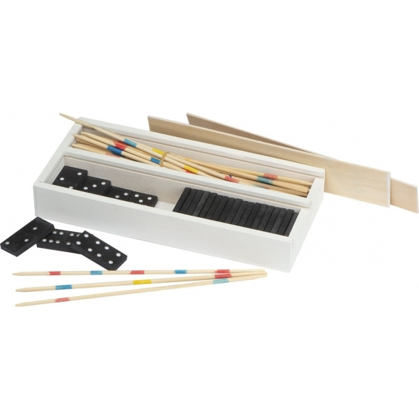 Logotrade promotional product picture of: Mikado and Domino Game FOLIGNO