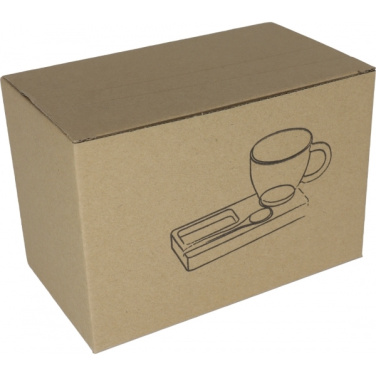 Logotrade promotional product picture of: Tray with cup and spoon FORMOSA 150 ml