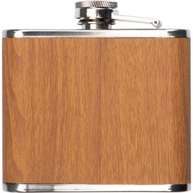 Logo trade promotional giveaways image of: Hip flask HOOGSTRATEN 170 ml