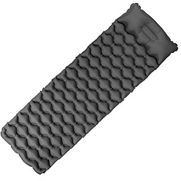 Logo trade promotional gifts picture of: Inflatable mat SAJAMA Schwarzwolf