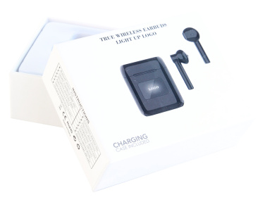 Logo trade promotional items picture of: Wireless earbuds with light up logo
