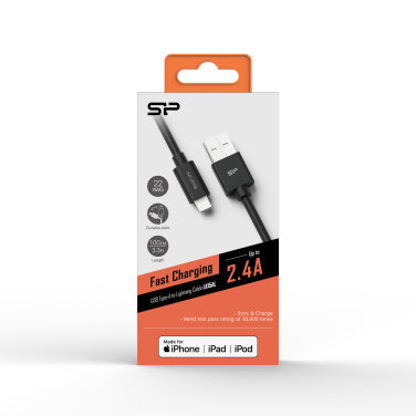 Logo trade corporate gift photo of: DATA TRANSFER CABLE LK15AL Type A- Mfi Lightning