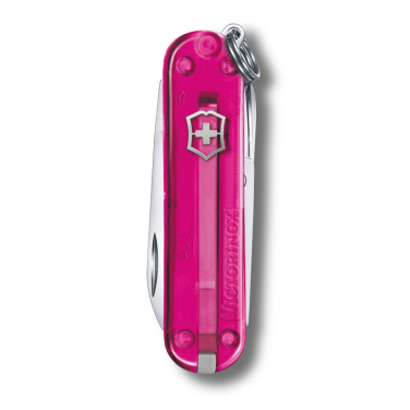 Logo trade promotional giveaways image of: Pocket knife Classic SD transparent Victorinox