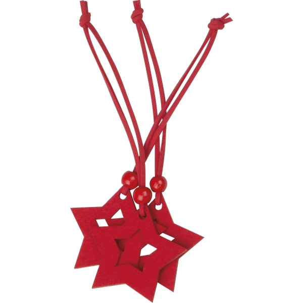 Logotrade promotional gift image of: Star pendant set ESSEN