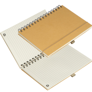 Logotrade promotional merchandise picture of: Cardboard notebook SILKEBORG
