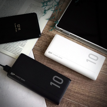 Logo trade promotional merchandise photo of: POWER BANK SILICON POWER GP15 10 000 MAH