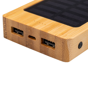 Logotrade advertising products photo of: Bamboo power bank BAKERSFIELD