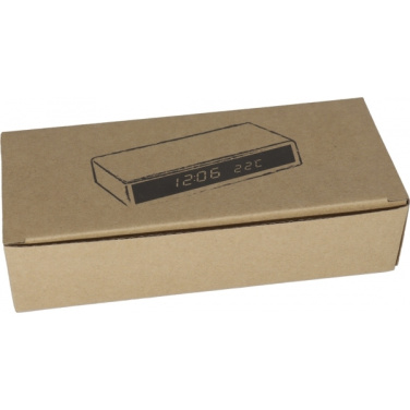 Logo trade promotional items image of: Desk clock TRONDHEIM