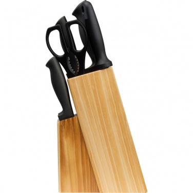 Logo trade corporate gifts image of: Knife block BERLIN