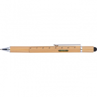 Logo trade promotional products image of: 6in1 multifunctional pen COIMBRA