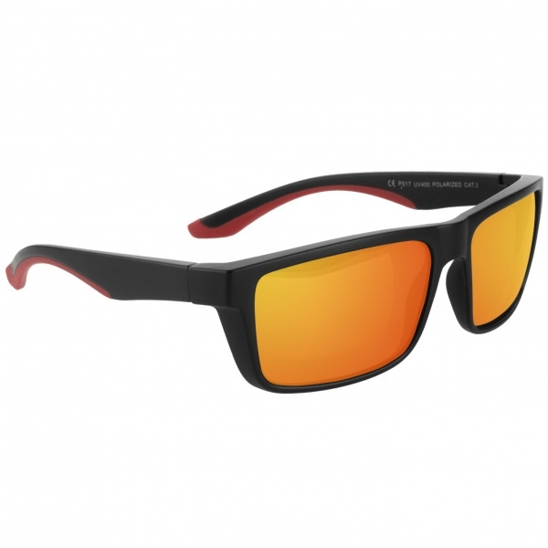Logo trade advertising products image of: Sunglasses IRAVADI Schwarzwolf
