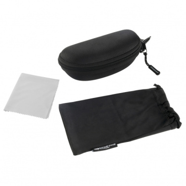 Logotrade promotional item picture of: Case for sunglasses ARKANSAS Schwarzwolf