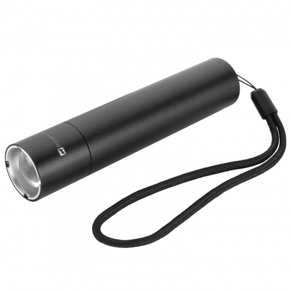 Logo trade advertising product photo of: Flashflight ZAGROS Schwarzwolf