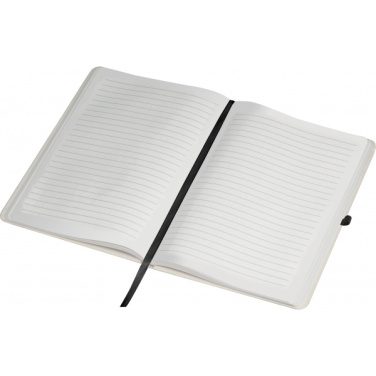 Logo trade promotional merchandise photo of: A5 notebook IZMIR