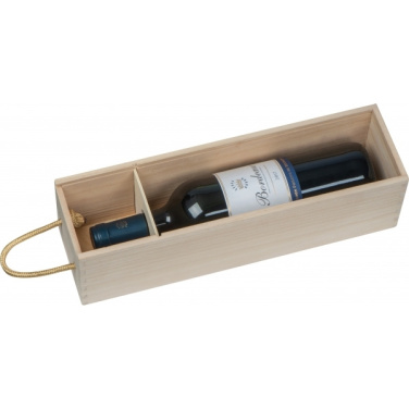 Logo trade business gifts image of: Wine box DAVENPORT