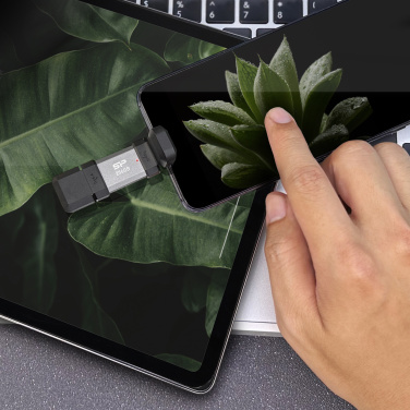 Logo trade promotional products image of: Pendrive Silicon Power Mobile - C51 3.2, 64GB