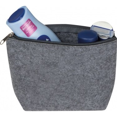 Logo trade promotional items picture of: RPET cosmetic bag Cremona