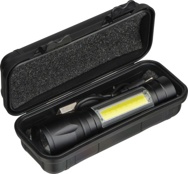 Logo trade promotional items picture of: Rechargeable flashlight Tokyo