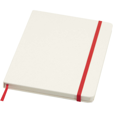 Logotrade promotional giveaway picture of: Bass A5 recycled hard cover notebook with lined pages