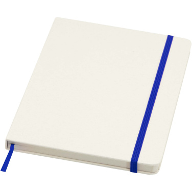 Logotrade promotional product picture of: Bass A5 recycled hard cover notebook with lined pages
