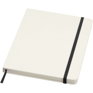 Logo trade business gifts image of: Bass A5 recycled hard cover notebook with lined pages