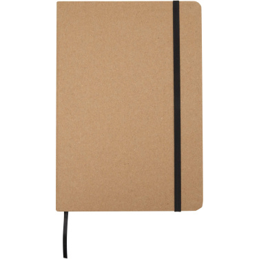 Logotrade promotional gift picture of: Holm A5 stone paper hard cover notebook with lined pages