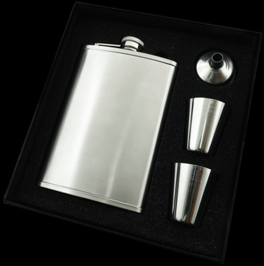 Logotrade corporate gifts photo of: Hip flask Set 92203600
