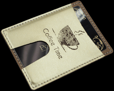 Logo trade business gift photo of: Credit card holder 544119