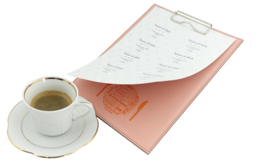 Logo trade promotional items picture of: Clipboard menu 1028094