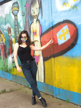 Logotrade advertising product image of: MARS cotton mask (size M) 1379165