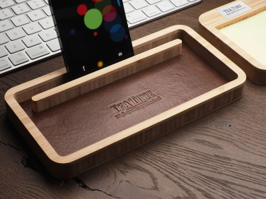 Logotrade promotional giveaway picture of: Wooden desk organiser 1852292