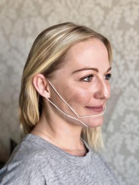 Logo trade promotional items picture of: ATENA clear face shield-mask for mouth and nose 1461162