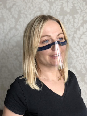 Logotrade promotional gift image of: KALIPSO clear face shield-mask for mouth and nose 1447162