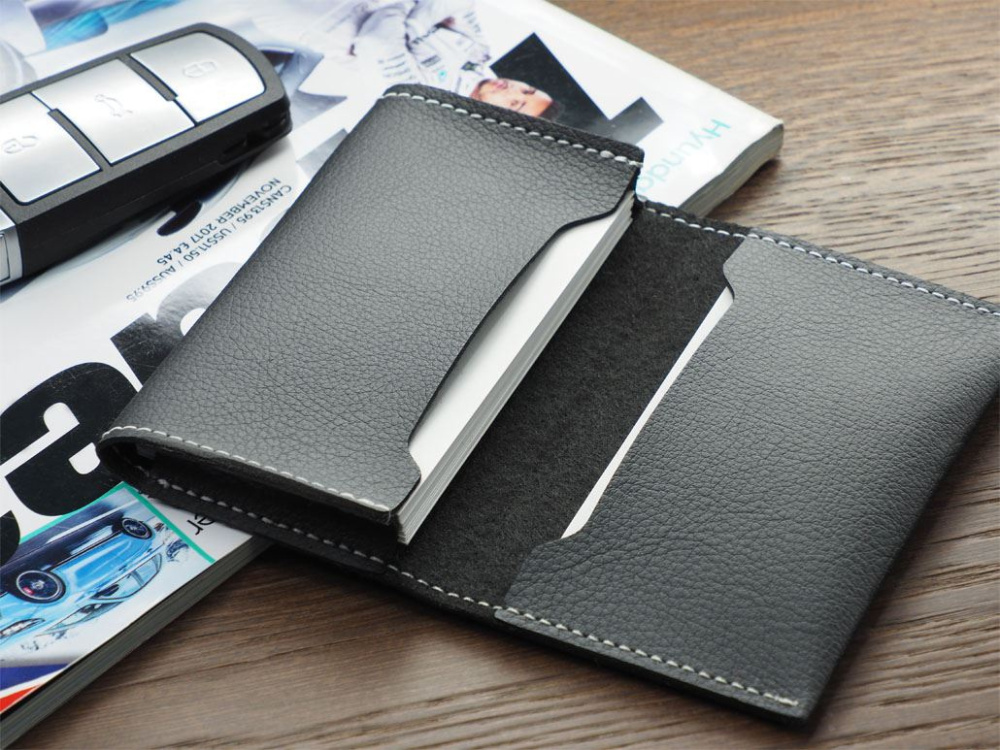 Logo trade promotional giveaway photo of: Business card holder 1166157