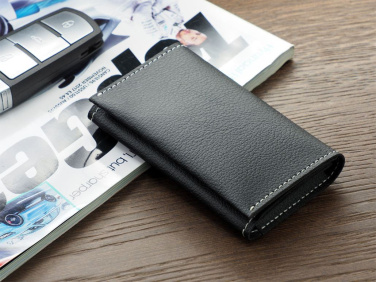 Logo trade business gifts image of: Business card holder 1166157