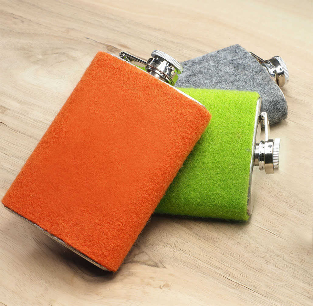 Logo trade promotional products image of: Hip flask 426139