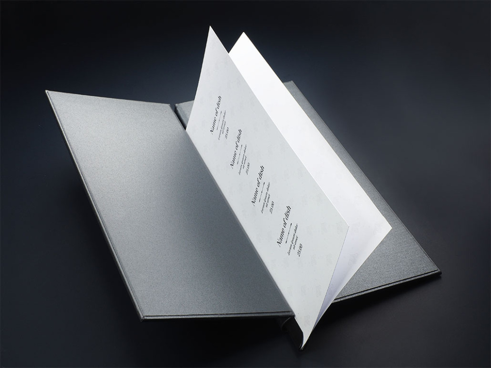 Logo trade promotional giveaway photo of: Menu cover 1680280